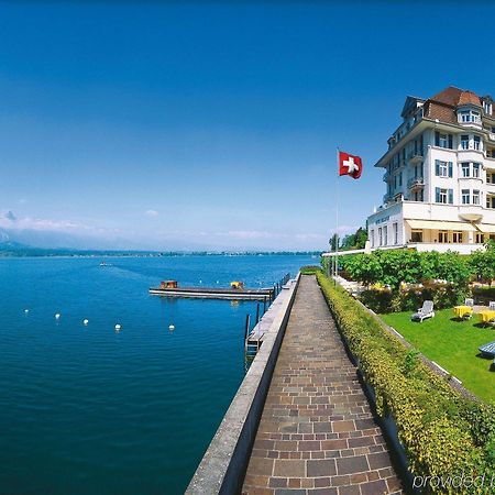 Hotel Restaurant Bellevue Au Lac Thun Exteriér fotografie