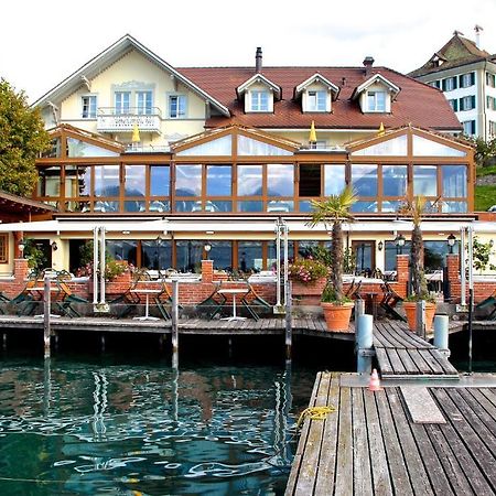 Hotel Restaurant Bellevue Au Lac Thun Exteriér fotografie